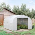 Miniatyrbild 2 av 7: Rootz Garden Tunnel Greenhouse - Plant Shelter - UV Protection - Galvanized Steel - 3,5L X 3W X 2H M - PE Tarpaulin med hög densitet