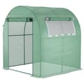 Miniatyrbillede 10 af 11: Rootz Portable Greenhouse - Plant House - Kold ramme - Udvid vækstsæson - 180 cm x 180 cm x 200 cm