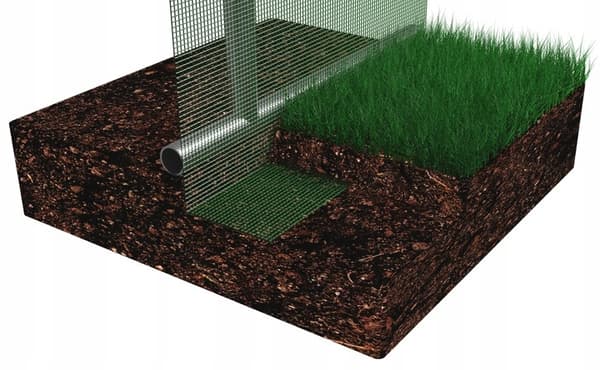 Puutarhafoliotunneli kasvihuonepuolikas 3x1,5x2m vihreä folio vihanneksille