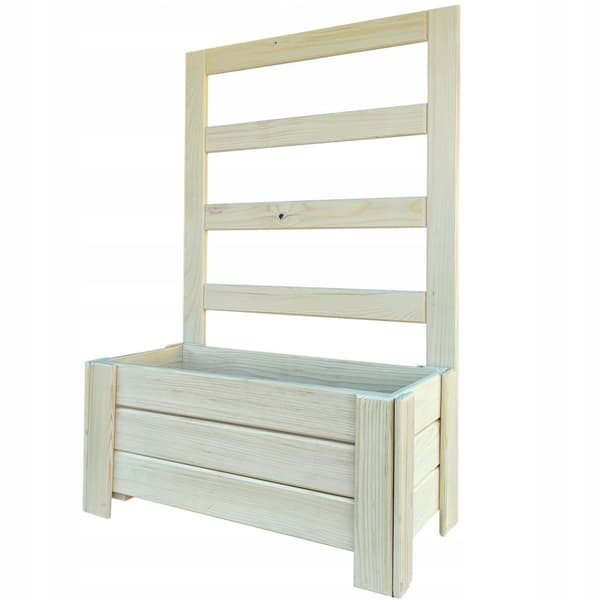 STOR IMPREGNERAD TRÄPERGOLA BLOMMRKRUKKA 80x48