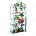 Miniatyrbild 1 av 4: TD Greenhouse 69cm x 49cm x 158cm Garden Greenhouse PVC-plasttält med 4 våningshyllor Varje våning är 34cm hög