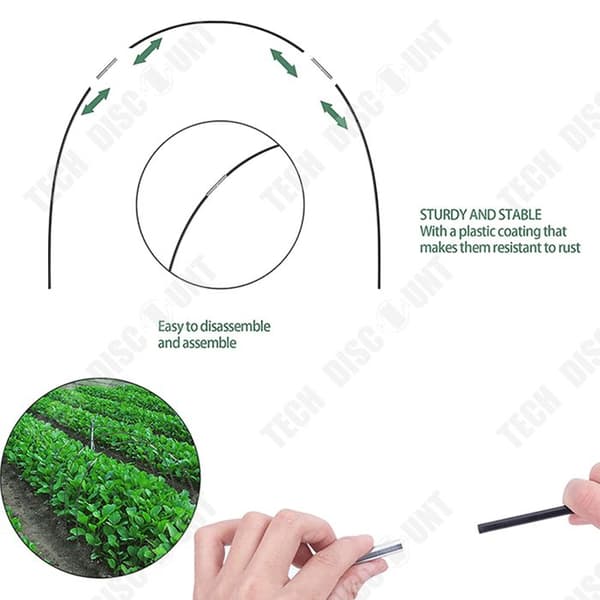 TD® trädgårdsinsektsnätset 6 delar litet 2,5x6m plantskjul för att skydda växter och blommor
