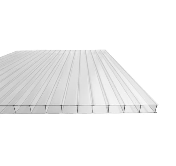 Piece of greenhouse multiwall sheet / clear polycarbonate 700x2000mm - 6mm, 5pcs.