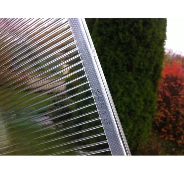 Piece of greenhouse multiwall sheet / clear polycarbonate 1050x2000mm - 6mm, 6pcs.