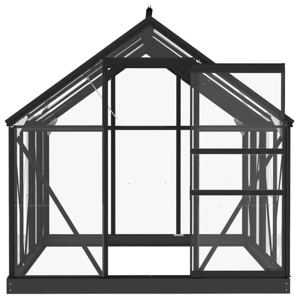 Växthusram antracit 155x103x191 cm aluminium