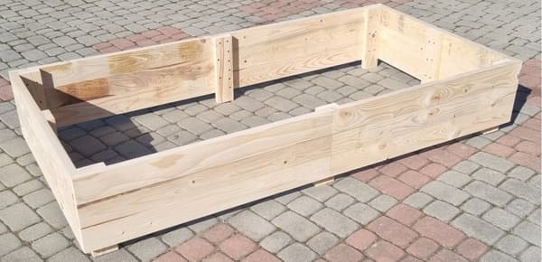Køkkenkasse 120x800x20 Blomsterpotte Urteinspektion Trækasser