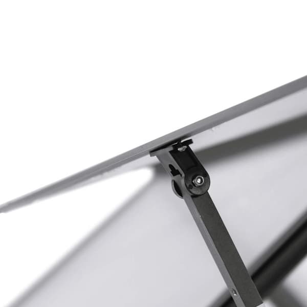 Växthus med ram antracit 169x58x195 cm aluminium