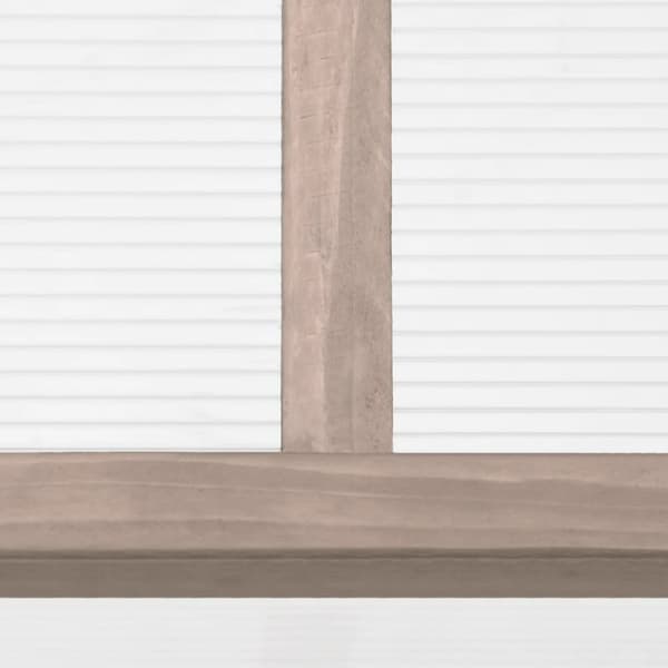 Växthus grå 110x58,5x39 cm granträ
