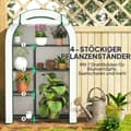 Miniatyrbillede 5 af 10: Rootz 4 -trins mini drivhus - bærbart tomathus - Movabel Garden Oasis - UV -beskyttelse - 100 x 45 x 160 cm!