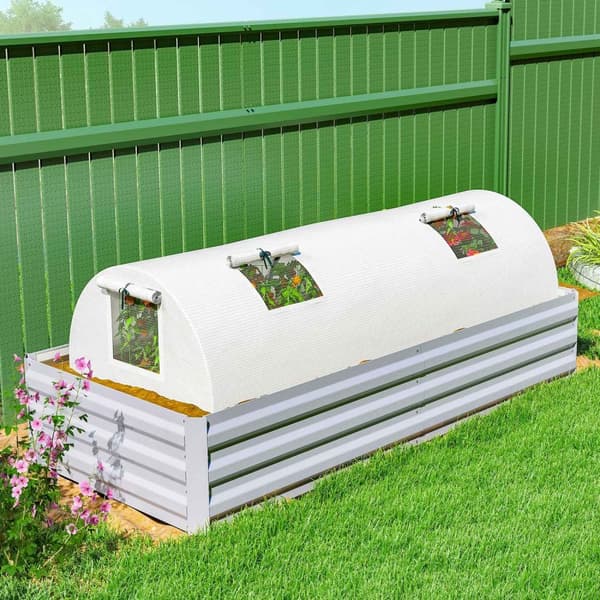Rootz Folie Greenhouse - Mini Tunnel Greenhouse - UV -resistent plantehylling - Beskytter planter - 200 cm x 80 cm x 45 cm