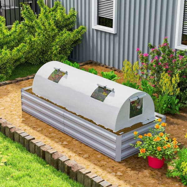 Rootz Folie Greenhouse - Mini Tunnel Greenhouse - UV -resistent plantehylling - Beskytter planter - 200 cm x 80 cm x 45 cm