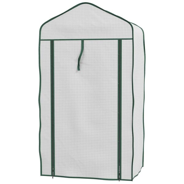 Rootz Garden Greenhouse 3 -kerrokset - Mini Greenhouse - Parveke kasvihuone - Suojaa kasveja - 59L x 39b x 127H cm