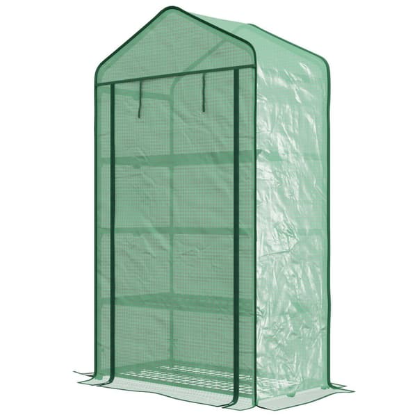 Rootz Garden Greenhouse - Balkonhylde - tomat drivhus - beskytter planter - 90L x 49b x 160H cm