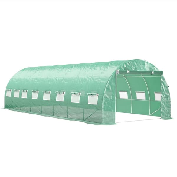 Rootz Garden Tunnel Greenhouse - Plant House - Gardening Shelter - Beskytter planter - 800 cm x 300 cm x 200 cm