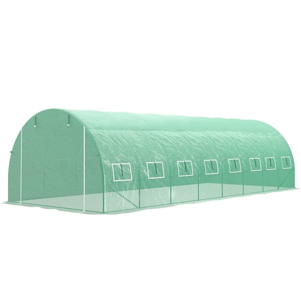 Rootz Garden Tunnel Greenhouse - Plant House - Gardening Shelter - Beskytter planter - 800 cm x 300 cm x 200 cm