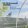 Miniatyrbillede 4 af 10: Rootz Greenhouse Cover - Plastic Tarpaulin - Plantedækning - UV -resistent vandtæt - Fremme vækst - 8m x 10m
