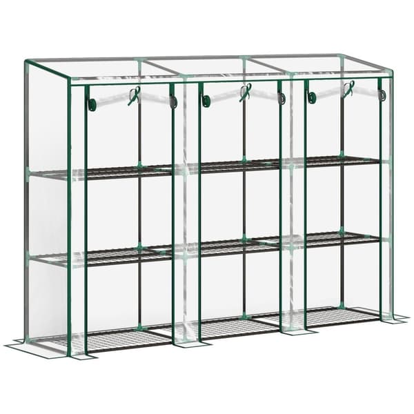 Rootz drivhus - balkon drivhus - mini drivhus - Forbedret plantevækst - 215 x 46 x 151 cm