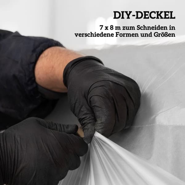 Rootz Greenhouse Cover - Plant Cover - Tarpaulin - UV -resistent & Waterproof - 7M x 8M - Främjar växttillväxt