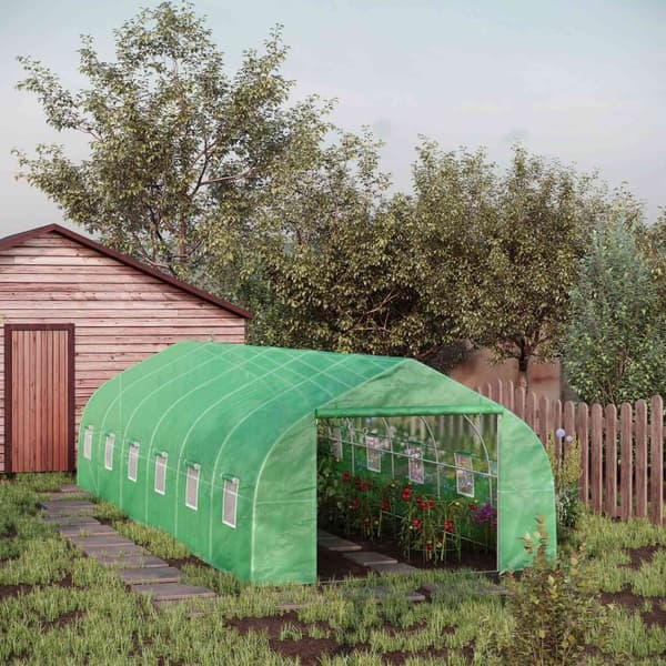 Rootz Large Garden Greenhouse Tunnel - Plant Shelter - Vejrbestandigt voksende telte - året rundt brug - 800 cm x 300 cm x 200 cm