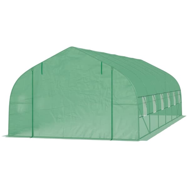 Rootz Large Garden Greenhouse Tunnel - Plant Shelter - Vejrbestandigt voksende telte - året rundt brug - 800 cm x 300 cm x 200 cm
