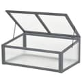 Miniatyrbillede 9 af 9: Rootz Mini -Greenhouse - Lille Garden Greenhouse - Plant Shelter - Good Light Permeability - 100L X 65B X 40H cm