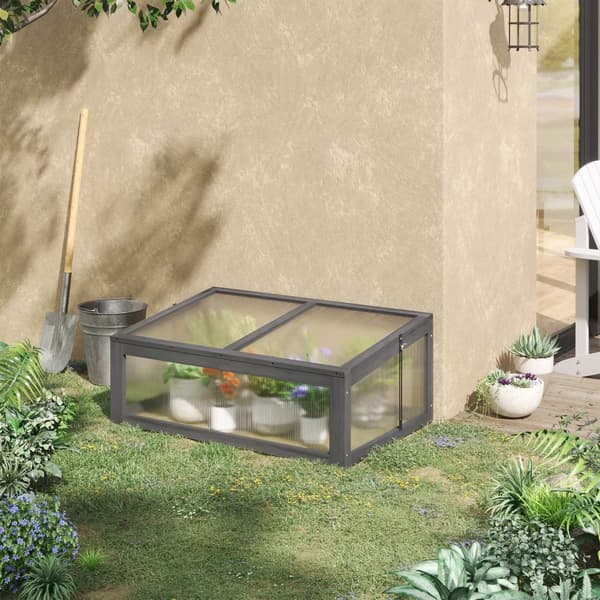 Rootz Mini -Greenhouse - Lille Garden Greenhouse - Plant Shelter - Good Light Permeability - 100L X 65B X 40H cm