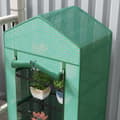 Miniatyrbild 7 av 10: Rootz Mini Greenhouse for Flowers - Vegetable House - Plant Shelter - Compact Design - Steel & Plastic - 69L X 49B X 193H CM