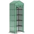 Miniatyrbild 10 av 10: Rootz Mini Greenhouse for Flowers - Vegetable House - Plant Shelter - Compact Design - Steel & Plastic - 69L X 49B X 193H CM
