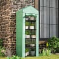 Miniatyrbild 2 av 10: Rootz Mini Greenhouse for Flowers - Vegetable House - Plant Shelter - Compact Design - Steel & Plastic - 69L X 49B X 193H CM