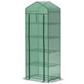 Miniatyrbild 1 av 10: Rootz Mini Greenhouse for Flowers - Vegetable House - Plant Shelter - Compact Design - Steel & Plastic - 69L X 49B X 193H CM