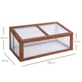 Miniatyrbillede 3 af 8: Rootz Mini -Greenhouse - Small Garden Greenhouse - PC Panel Greenhouse - Lyspermeabilitet - 100L x 65b x 40H cm