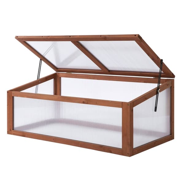 Rootz Mini -Greenhouse - Small Garden Greenhouse - PC Panel Greenhouse - Lyspermeabilitet - 100L x 65b x 40H cm
