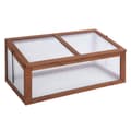 Miniatyrbillede 1 af 8: Rootz Mini -Greenhouse - Small Garden Greenhouse - PC Panel Greenhouse - Lyspermeabilitet - 100L x 65b x 40H cm