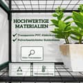 Pikkukuva 4 / 11: Rootz Min -Greenhouse - Kasvien suoja - puutarhan kasvihuone - Paranna kasvua - 69x49x193cm - tukeva teräs ja muovi