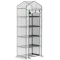 Pikkukuva 10 / 11: Rootz Min -Greenhouse - Kasvien suoja - puutarhan kasvihuone - Paranna kasvua - 69x49x193cm - tukeva teräs ja muovi