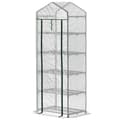 Pikkukuva 1 / 11: Rootz Min -Greenhouse - Kasvien suoja - puutarhan kasvihuone - Paranna kasvua - 69x49x193cm - tukeva teräs ja muovi
