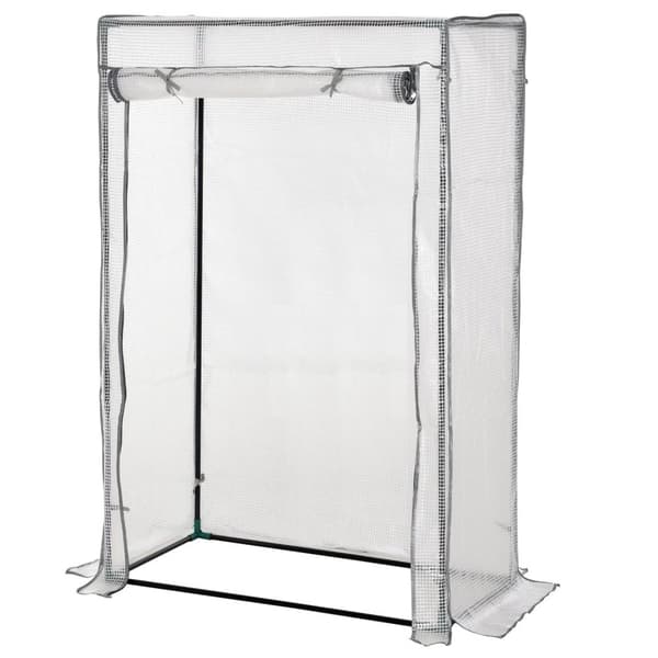 Rootz PE Grid Greenhouse - Winter Festival Foil - Plant Shelter - Stålramstyrka - 101 x 50 x 150 cm
