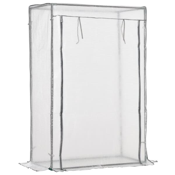 Rootz PE Grid Greenhouse - Winter Festival Foil - Plant Shelter - Stålramstyrka - 101 x 50 x 150 cm