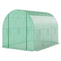Miniatyrbillede 1 af 11: Rootz Poly Tunnel Greenhouse - Walk -in Telt - Plant Shelter - Udvid vækstsæson - 300 cm x 200 cm x 197 cm