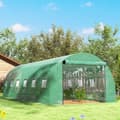 Miniatyrbild 9 av 11: Rootz Poly Tunnel Greenhouse - Walk -In Tent - Growing House - Expand Cultivation Season - 600cm x 300 cm x 197 cm
