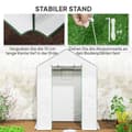 Miniatyrbild 7 av 11: Rootz walk -in växthus med hyllor - Mini -Greenhouse - UV -resistent - Optimal ventilation - 143L x 74B x 190H cm