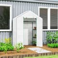 Miniatyrbild 2 av 11: Rootz walk -in växthus med hyllor - Mini -Greenhouse - UV -resistent - Optimal ventilation - 143L x 74B x 190H cm