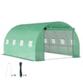 Pikkukuva 10 / 11: Rootz Walk -in Greenhouse - Poly -tunneli - Kasviteltta - Laajennus kasvukausi - 398 cm x 298cm x 198cm