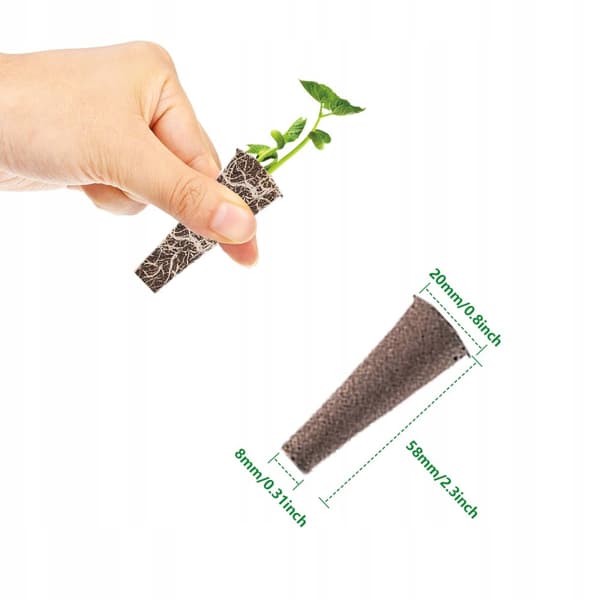 STARTKIT FÖR PLANTOR, INSPEKTION AV PLANTOR, 50 PATRONER, SUBSTRAT, HYDROPONIK