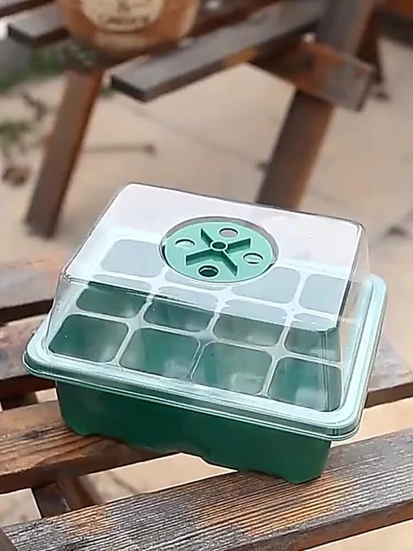 MINI VÄXTHUS LED 5x Lampor 5x Växthus USB Justerbar Ventilation PLANTOR