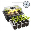 Miniatyrbild 2 av 11: MINI VÄXTHUS LED 5x Lampor 5x Växthus USB Justerbar Ventilation PLANTOR