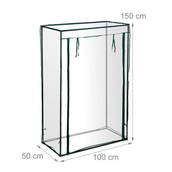 Serre - Relaxdays - 10018888-344 - Portabel - Rullande dörr - 50x100x150 cm