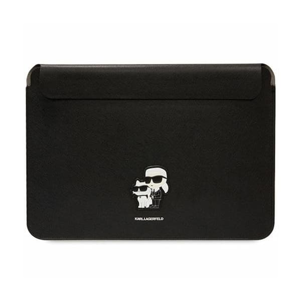 Karl Lagerfeld NFT Saffiano Karl &amp; Choupette-fodral - 14" Laptop-fodral (svart)