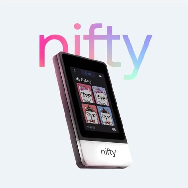 SecuX Nifty - Vinnande allt-i-ett hårdvaruplånbok för NFT och krypto med en 2,8 tum färgtouch-skärm