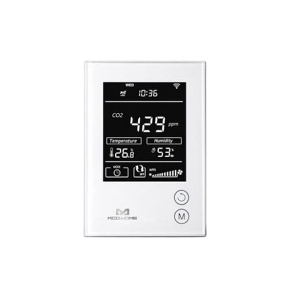 CO2, temperatur och fuktighetsgivare 230VAC - MCOEMH9-CO2-230 - MCO HOME